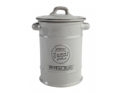 Pride of Place Sugar Jar COOL GREY (D115 x H180mm / 4.5 x 7")